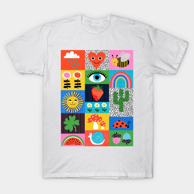 Happy Vibes T-Shirt by wacka